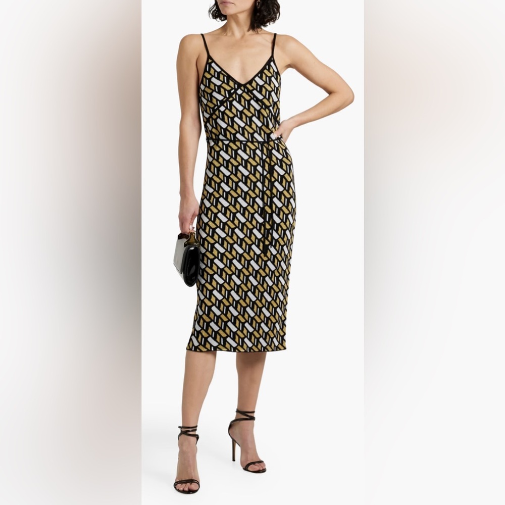 NWT Derek Lam 10 Crosby Silver/Gold/Black